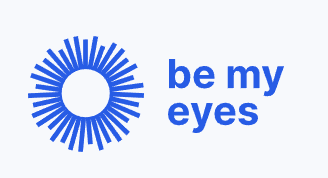be my eyes logo image an app that puts the sight impaired in touch with volunteers for visual help requests
