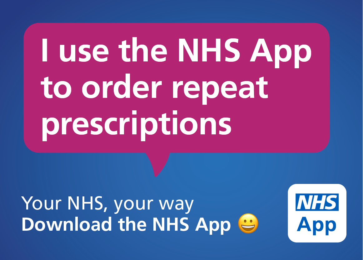 I use the NHS app to order repeat prescriptions