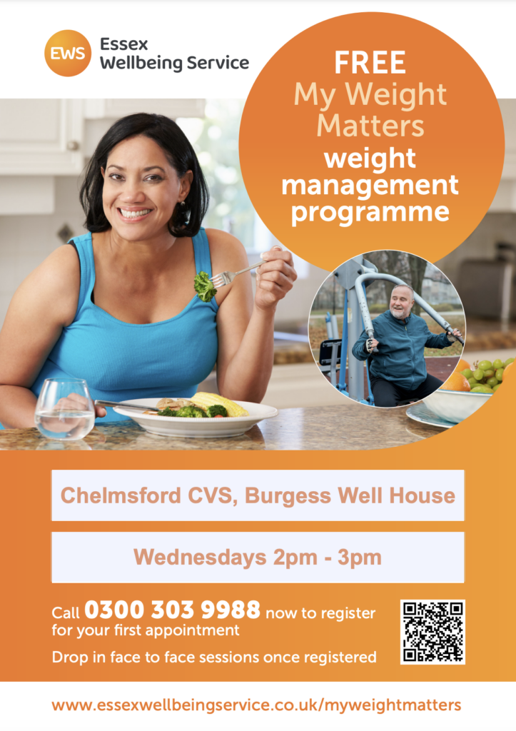 weight matters weight management programme poster