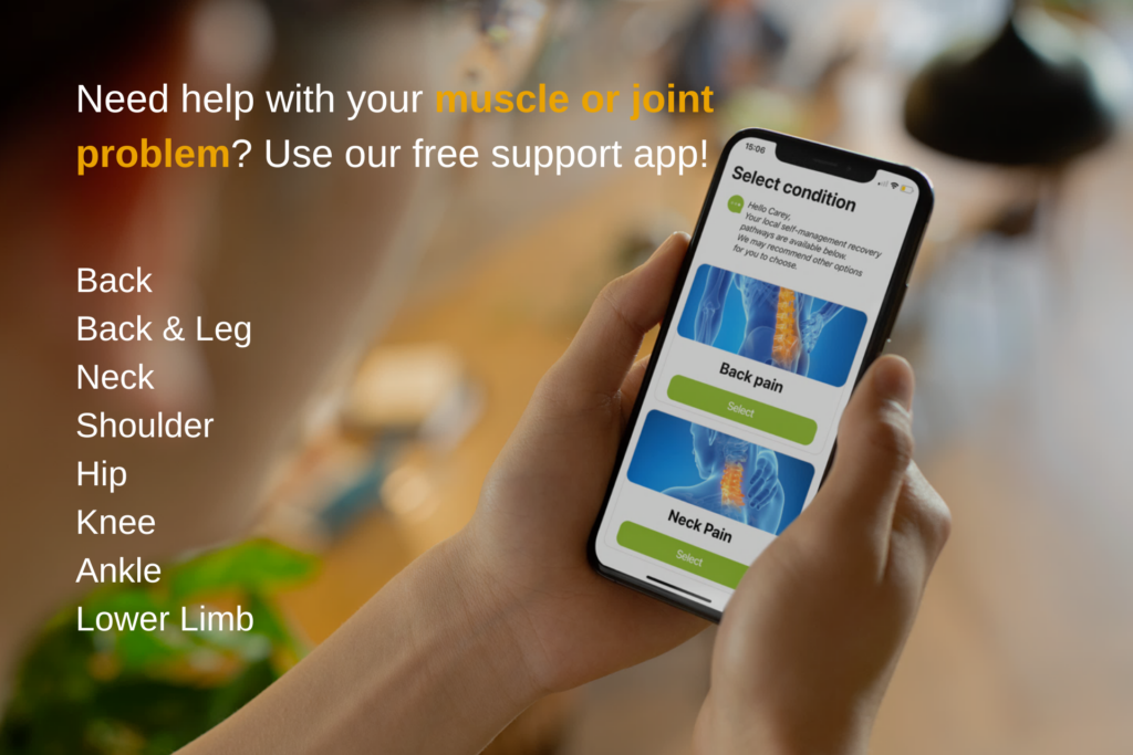 need help with a muscle or joint problem, download the getubetter app
