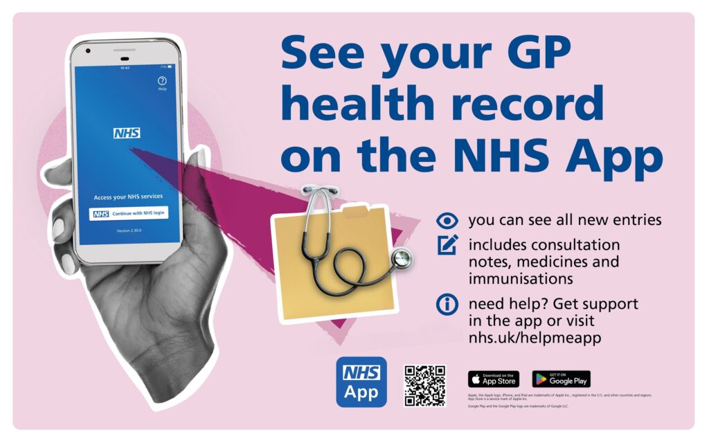 see your gp health record on the nhs app